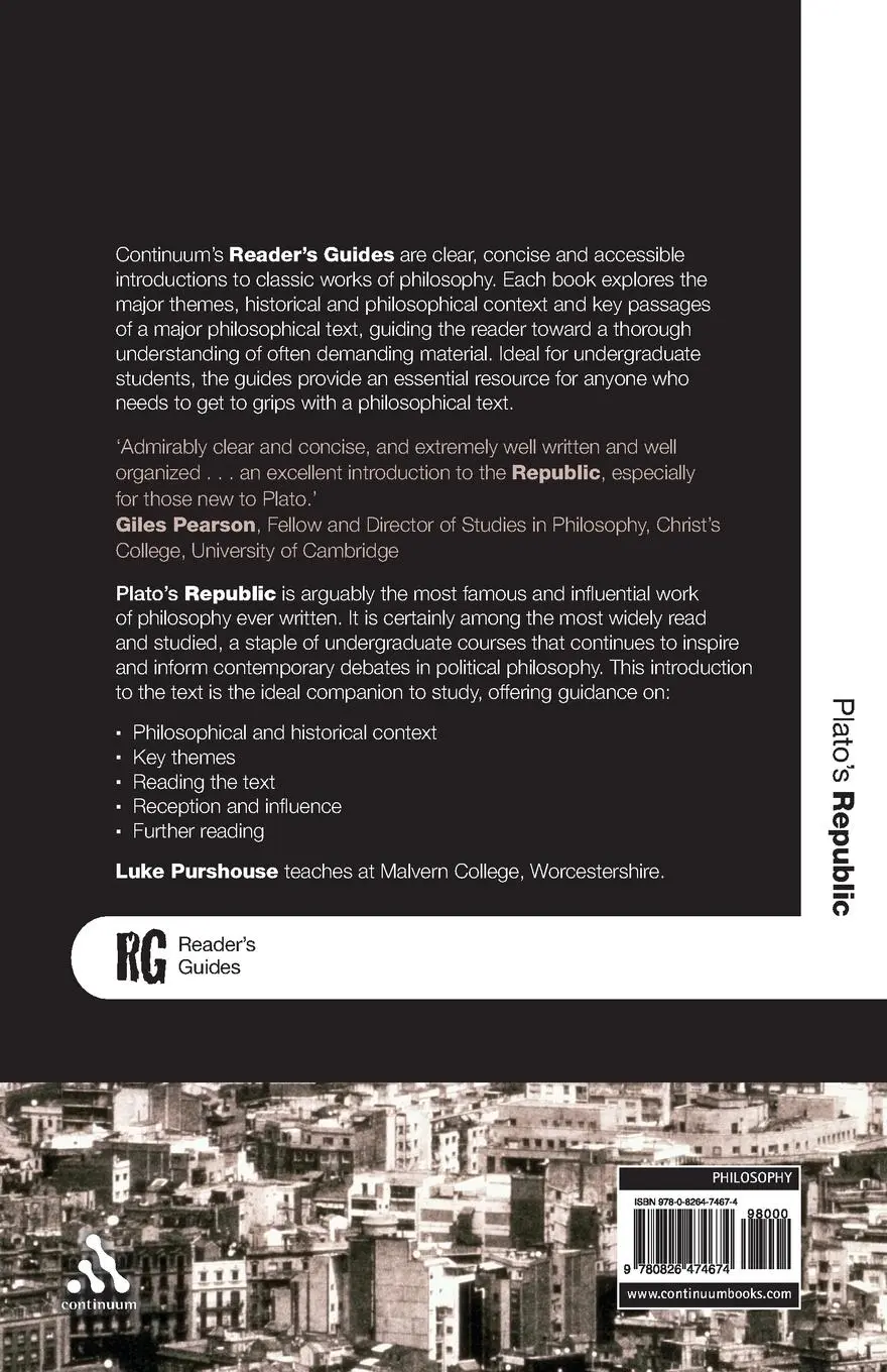 Rückseite: 9780826474674 | Plato's Republic | Luke Purshouse | Taschenbuch | Englisch | 2006