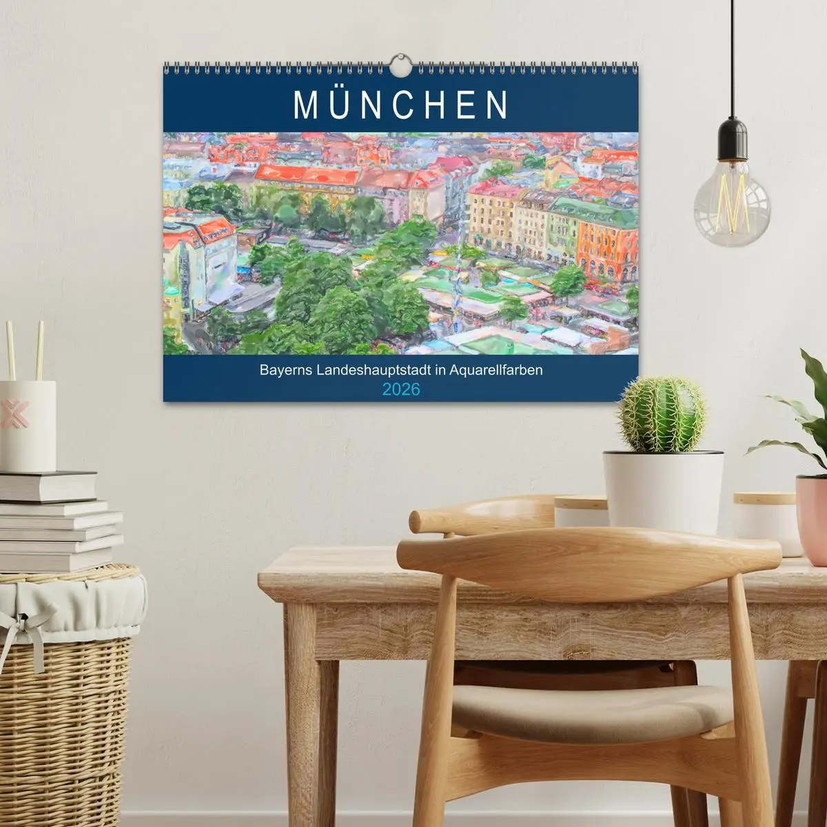 Bild: 9783457734674 | München - Bayerns Landeshauptstadt in Aquarellfarben (Wandkalender...