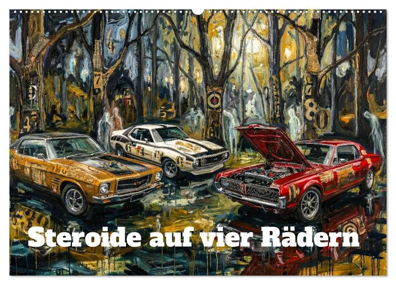 Cover: 9783516754674 | Steroide auf vier Rädern (Wandkalender 2027 DIN A2 quer), CALVENDO...