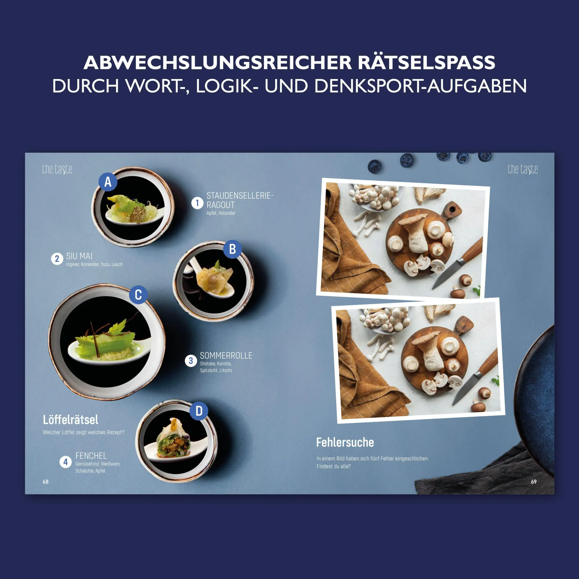 Bild: 9783735854674 | The Taste - Rätsel für Genießer | Stefan Heine | Taschenbuch | 160 S.