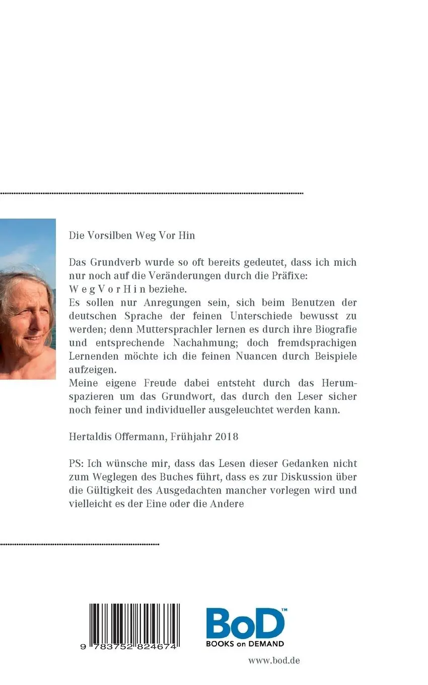 Rückseite: 9783752824674 | Vor Silben | Weg Vor Hin SEHEN | Hertaldis Offermann | Taschenbuch