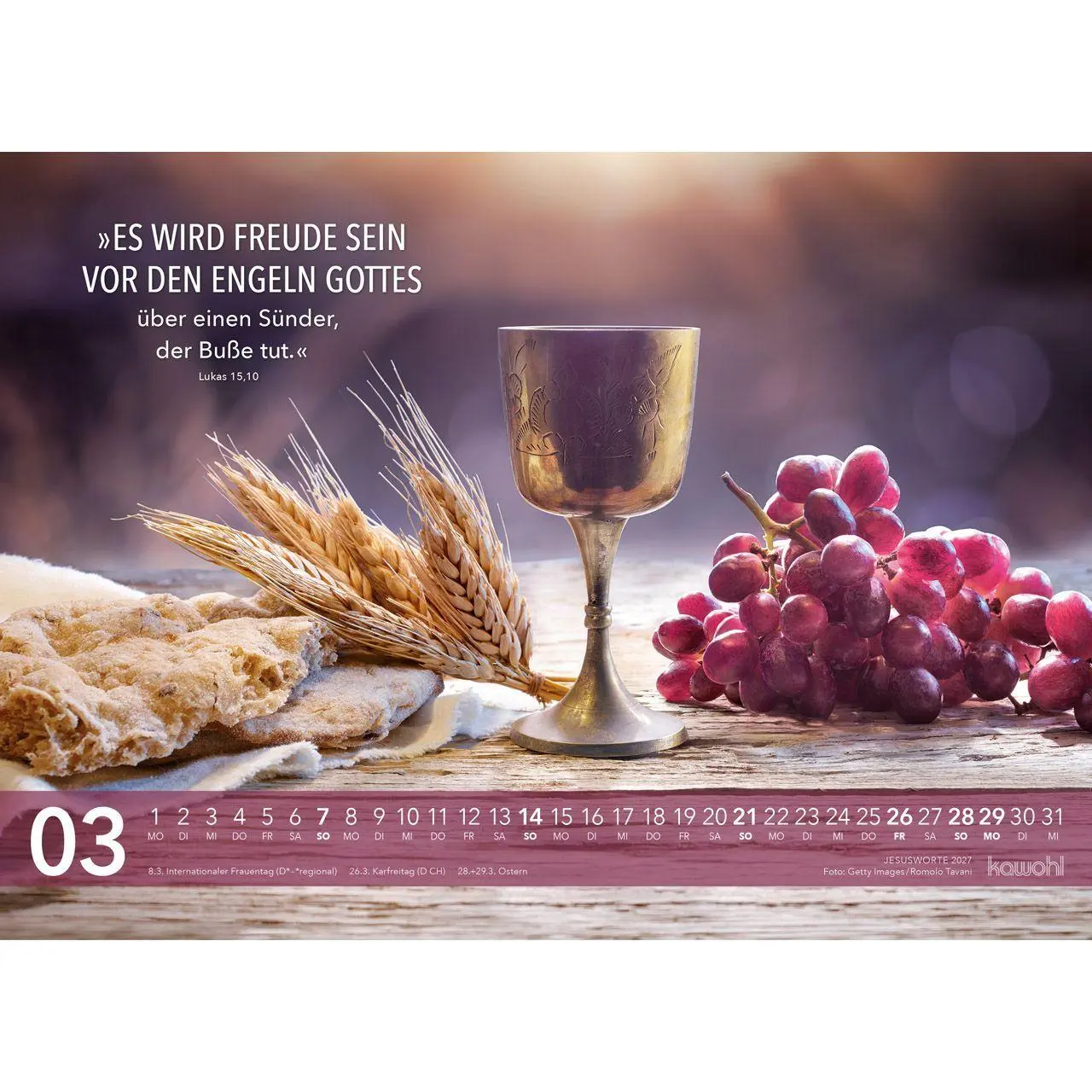 Bild: 9783754804674 | Jesus Worte 2027 | Wegweisende Worte und brillante Bilder | Kalender