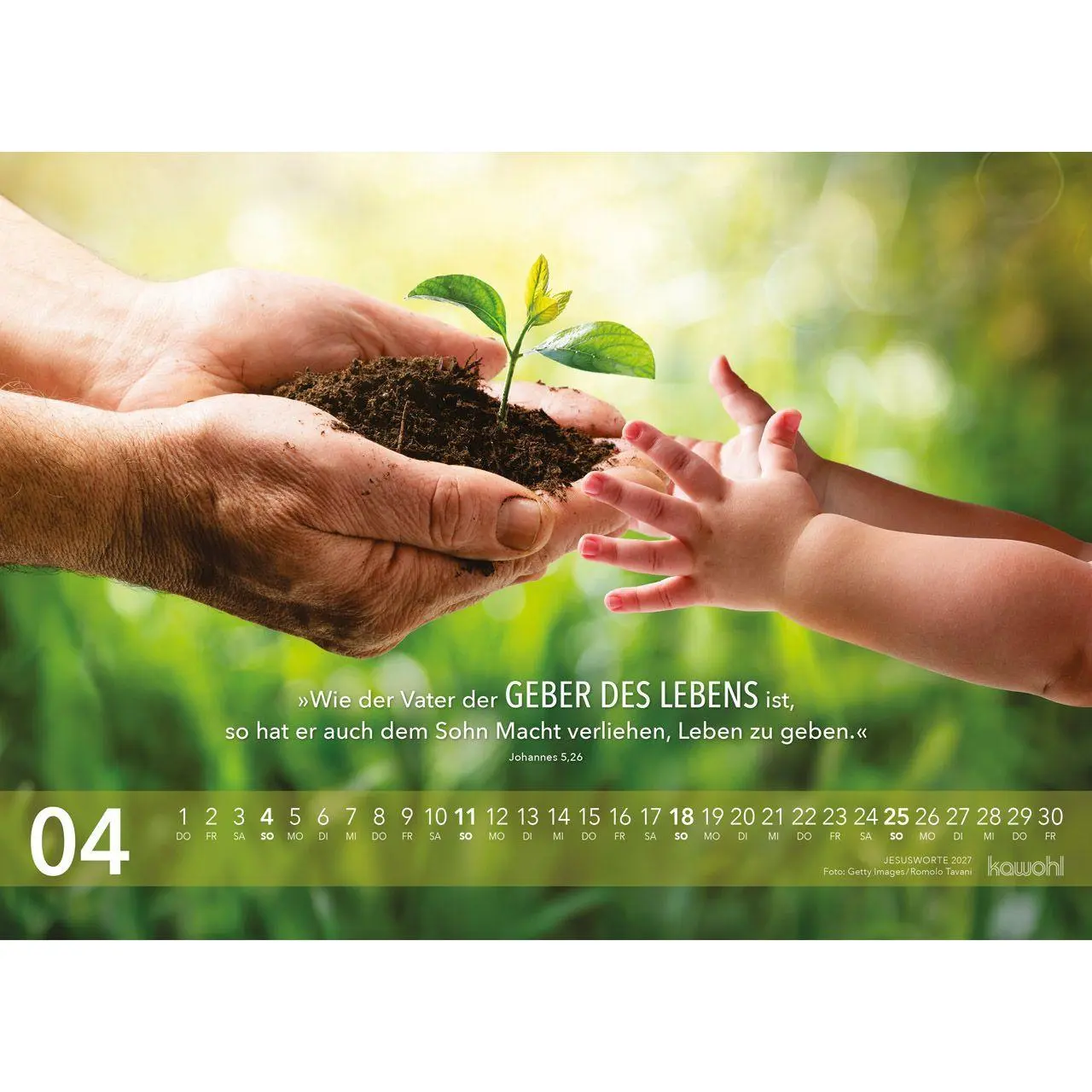 Bild: 9783754804674 | Jesus Worte 2027 | Wegweisende Worte und brillante Bilder | Kalender