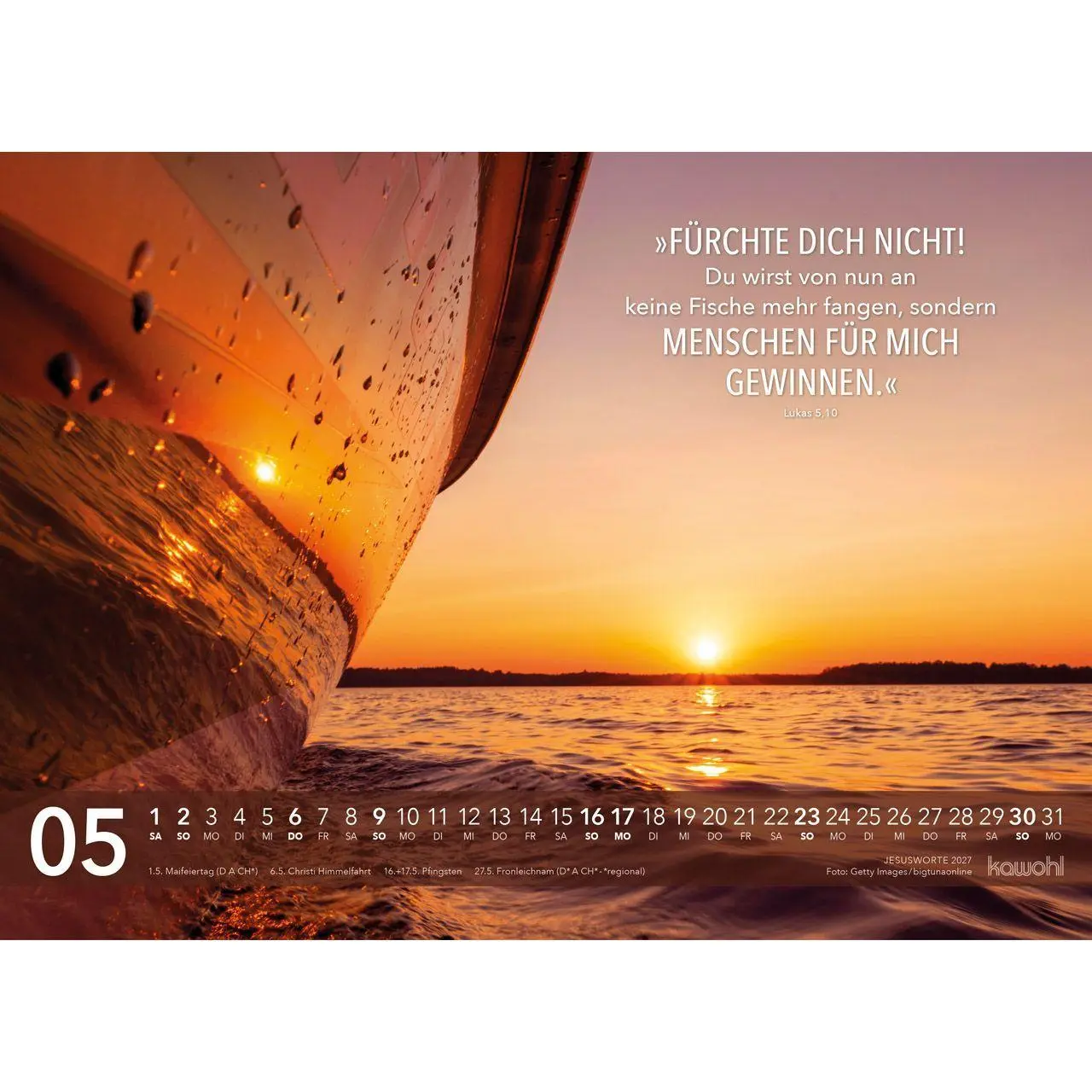 Bild: 9783754804674 | Jesus Worte 2027 | Wegweisende Worte und brillante Bilder | Kalender