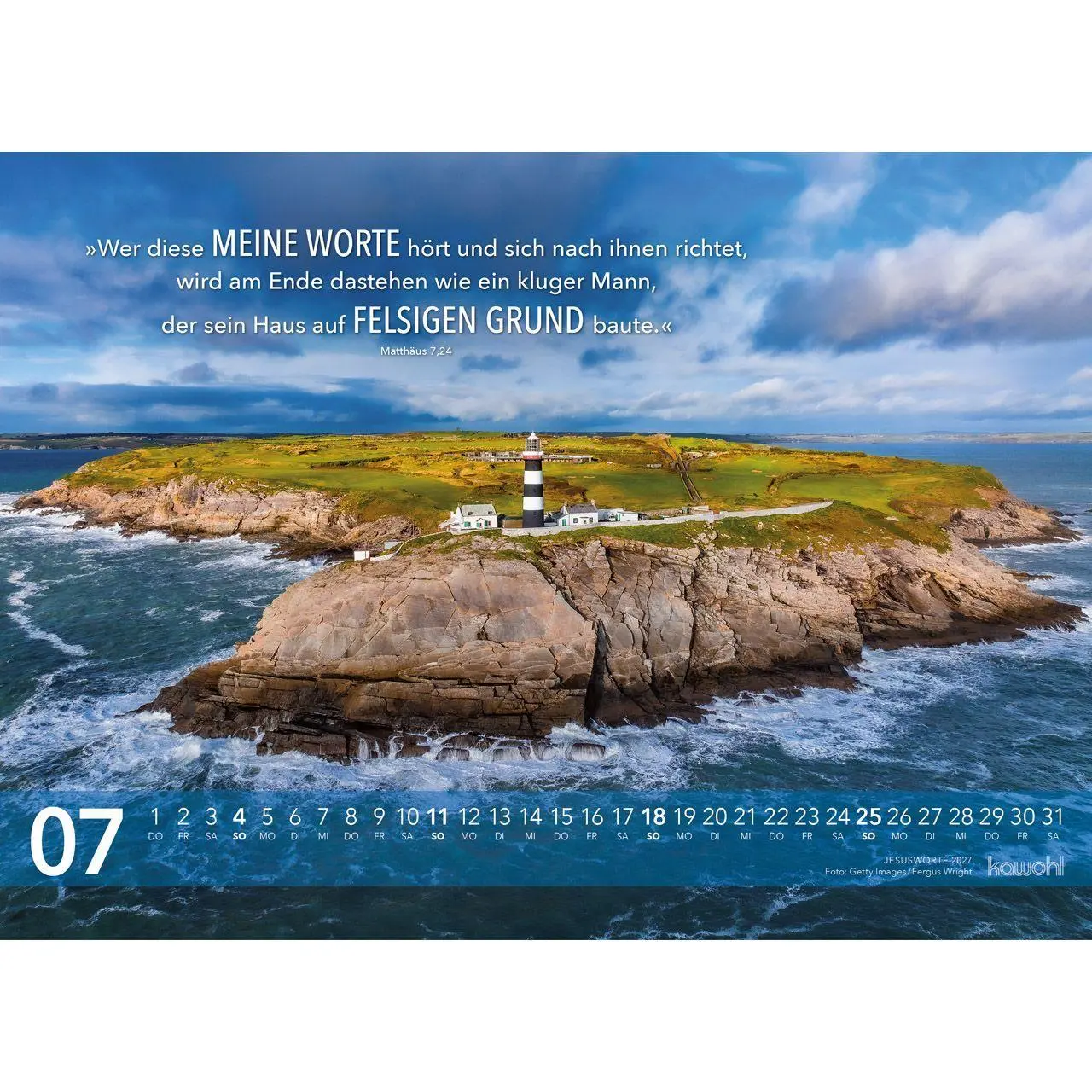 Bild: 9783754804674 | Jesus Worte 2027 | Wegweisende Worte und brillante Bilder | Kalender