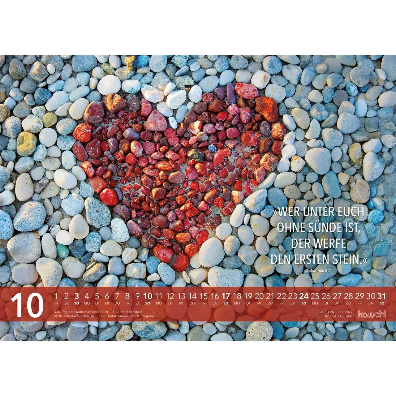 Bild: 9783754804674 | Jesus Worte 2027 | Wegweisende Worte und brillante Bilder | Kalender