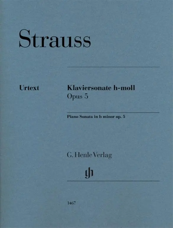 Cover: 9790201814674 | Richard Strauss - Klaviersonate h-moll op. 5 | Richard Strauss | Buch
