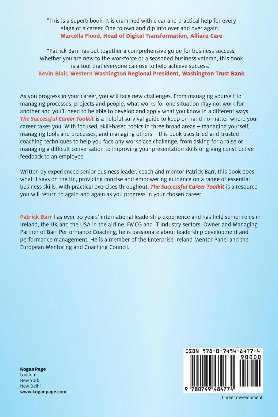 Rückseite: 9780749484774 | Successful Career Toolkit | Patrick Barr | Taschenbuch | Englisch