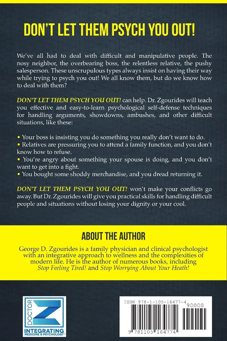 Rückseite: 9781105164774 | DON'T LET THEM PSYCH YOU OUT! Psychological Self-Defense for...