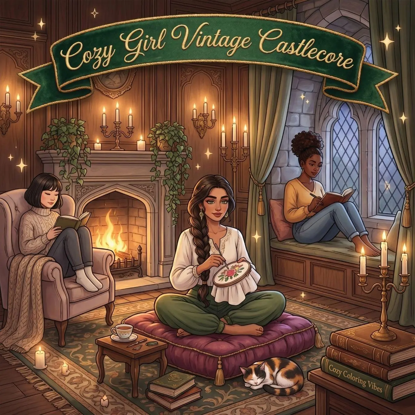 Cover: 9781965964774 | Cozy Girl Vintage Castlecore | Cozy Coloring Vibes | Taschenbuch