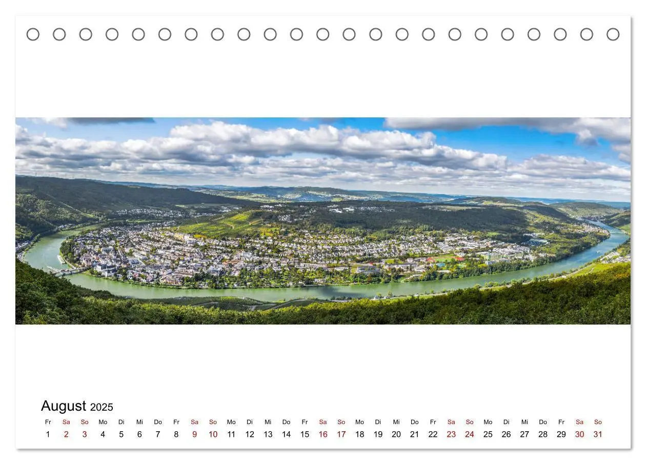 Bild: 9783435184774 | Mosel im Panorama (Tischkalender 2025 DIN A5 quer), CALVENDO...