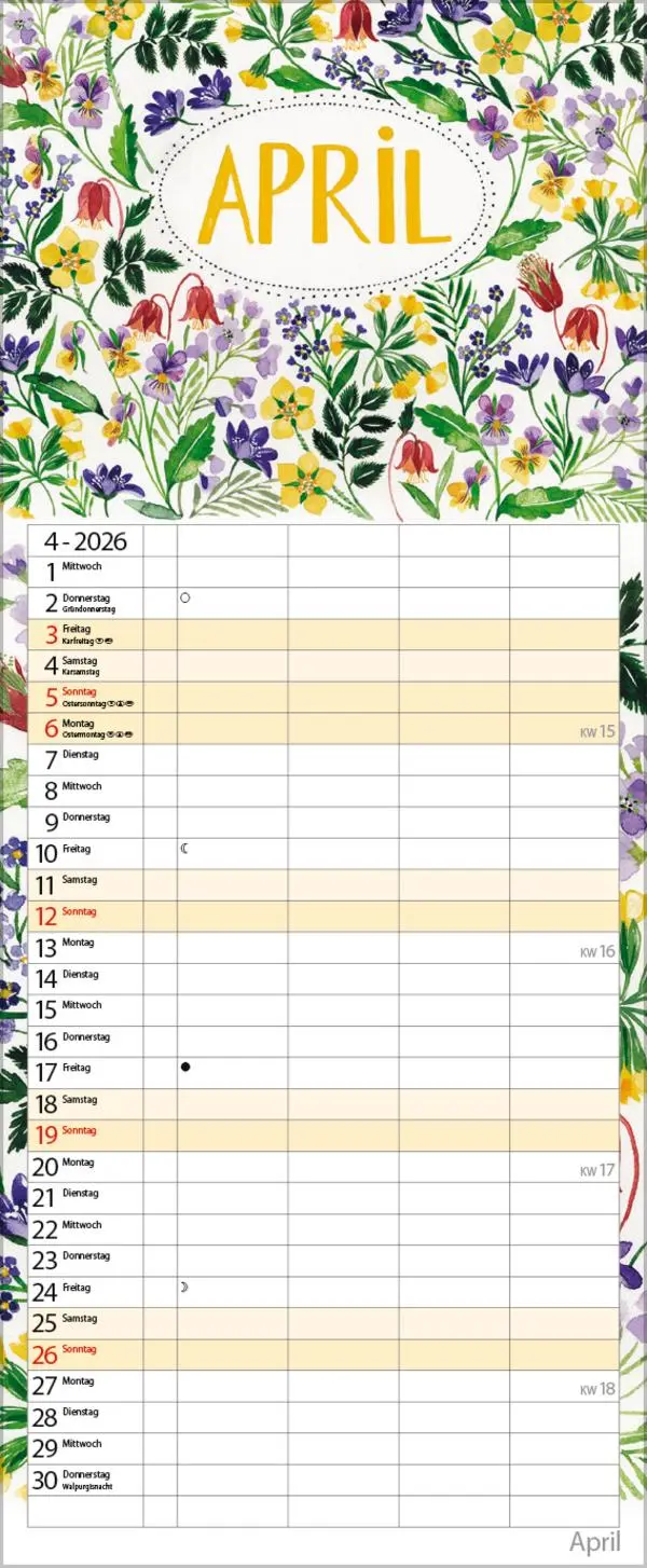 Bild: 9783731884774 | Gartenglück 2026 | Verlag Korsch | Kalender | 14 S. | Deutsch | 2027