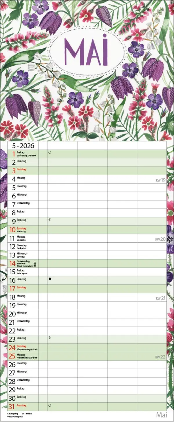 Bild: 9783731884774 | Gartenglück 2026 | Verlag Korsch | Kalender | 14 S. | Deutsch | 2027