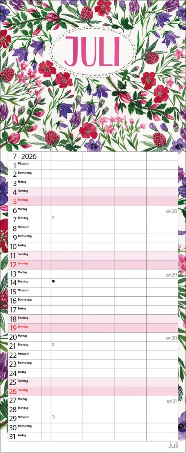 Bild: 9783731884774 | Gartenglück 2026 | Verlag Korsch | Kalender | 14 S. | Deutsch | 2027