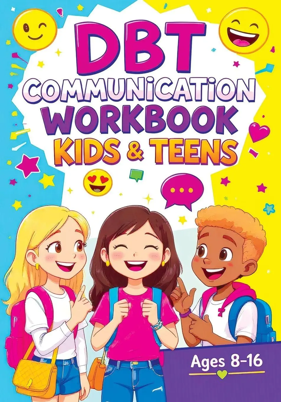 Cover: 9788368294774 | DBT Communication Workbook for Kids &amp; Teens | Childlike Mischievous