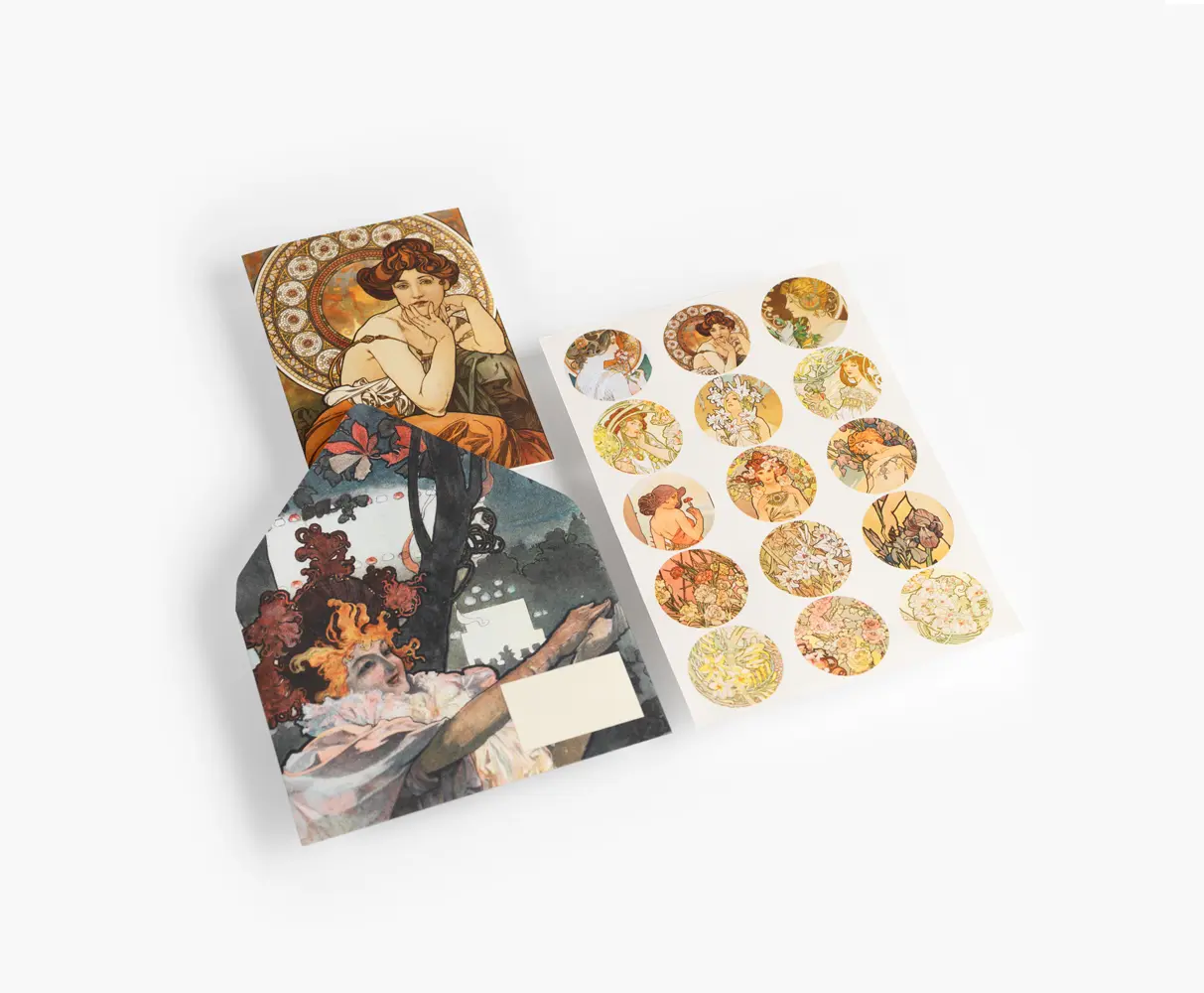Bild: 9789460094774 | Mucha | Korrespondenz Set / Briefpapier Set / Set de Correspondance