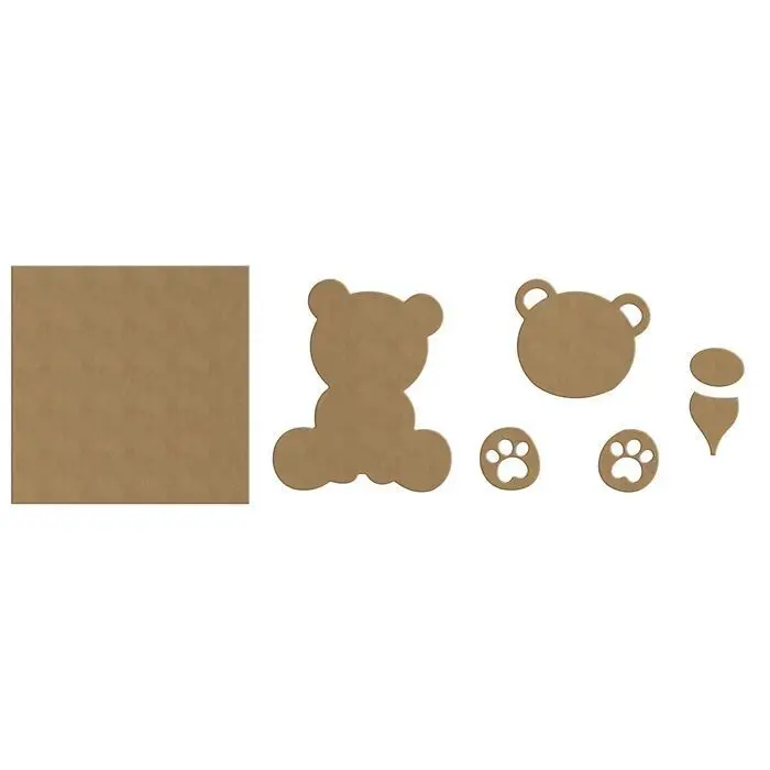 Bild: 3660016854874 | ALADINE - 3D-Holzbild zum Bemalen Bärchen | Deutsch | 2025 | ALADINE