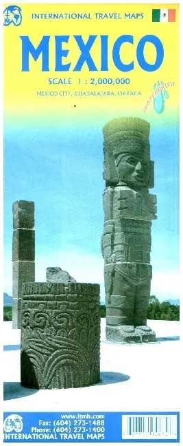 Cover: 9781771294874 | Mexico | ITM Travel Reference Map | (Land-)Karte | Gefalzt | Englisch
