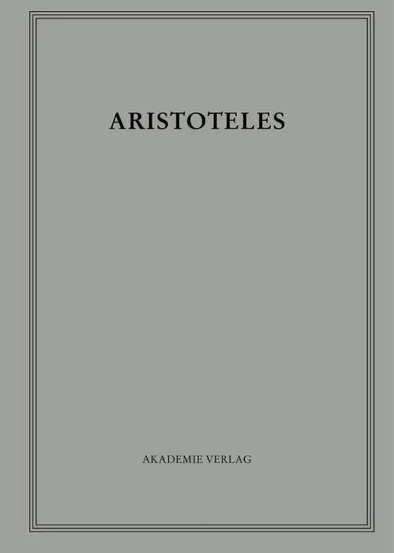 Cover: 9783050034874 | Opuscula VI.Tl.6 | Physiognomonica. Diss. | Sabine Vogt | Buch | 1999