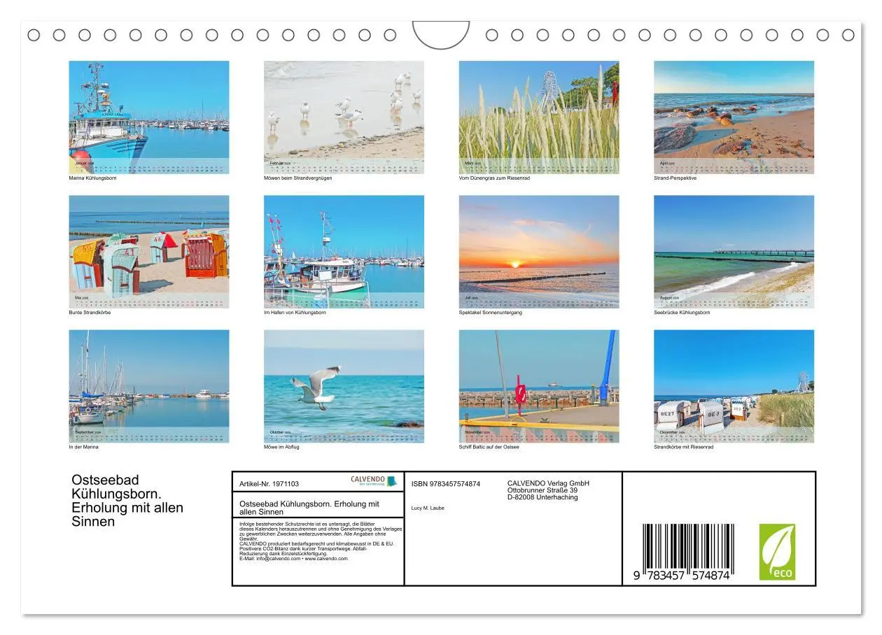 Bild: 9783457574874 | Ostseebad Kühlungsborn. Erholung mit allen Sinnen (Wandkalender...