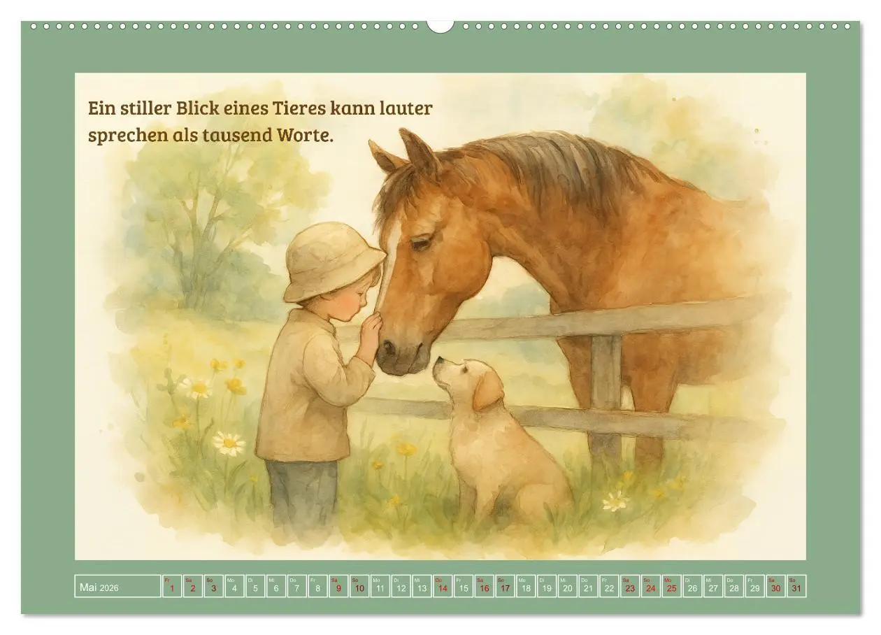 Bild: 9783516594874 | Wenn wir fühlen (hochwertiger Premium Wandkalender 2026 DIN A2...