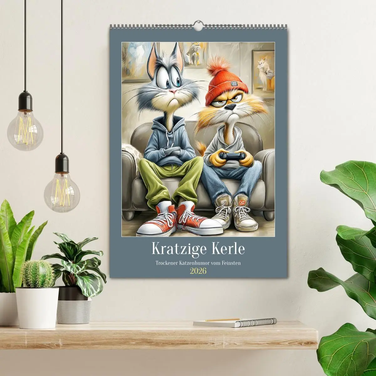 Bild: 9783516734874 | Kratzige Kerle. Trockener Katzenhumor vom Feinsten (Wandkalender...