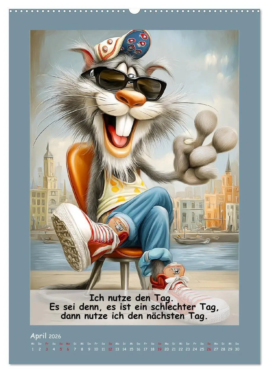 Bild: 9783516734874 | Kratzige Kerle. Trockener Katzenhumor vom Feinsten (Wandkalender...