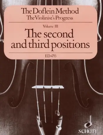 Cover: 9790001054874 | The Doflein Method 3 - Second &amp; Third Position | Elma Doflein | Buch