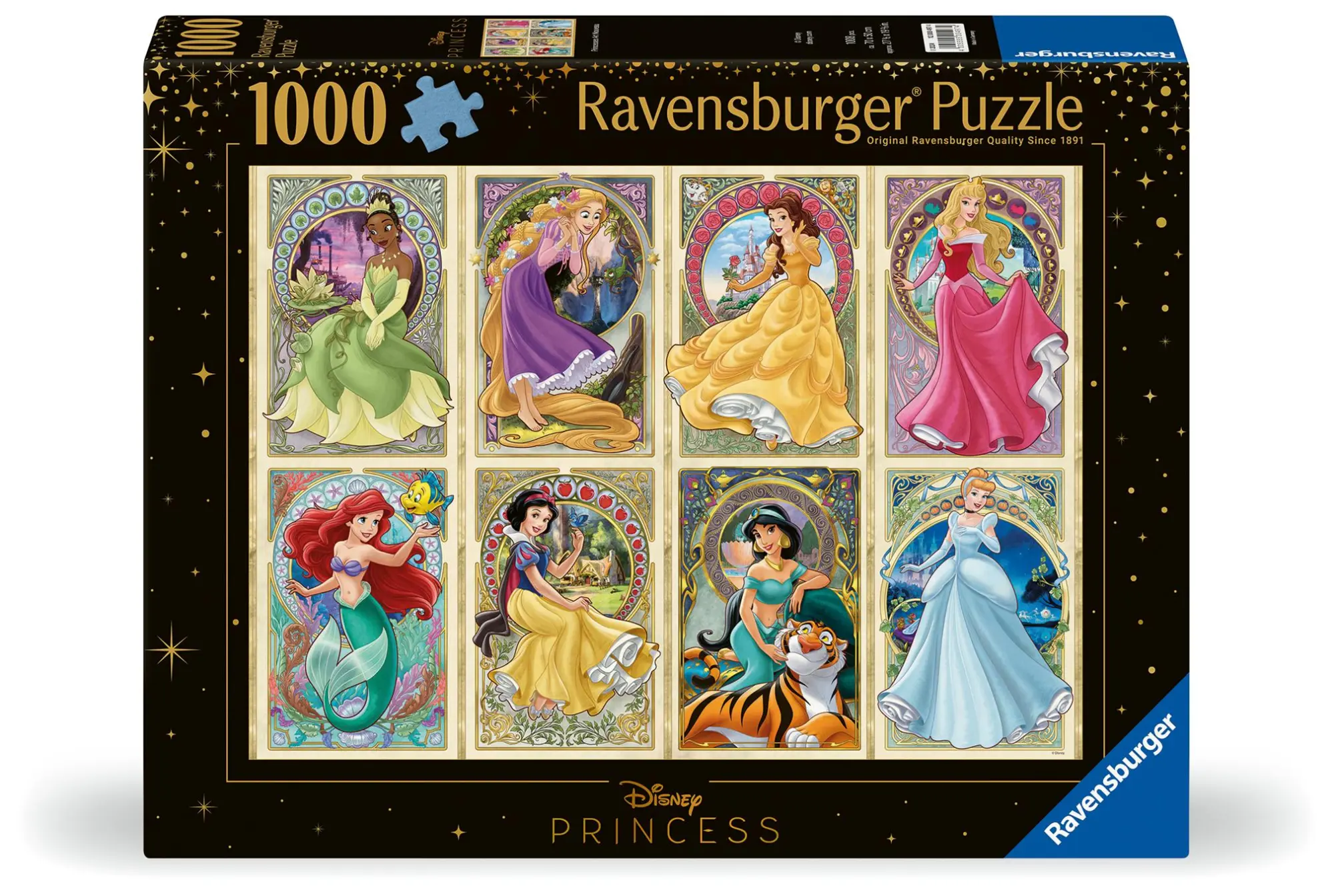 Cover: 4005555004974 | Erwachsenenpuzzle 1000 Teile - Disney Prinzessinnen - Nouveau Art...