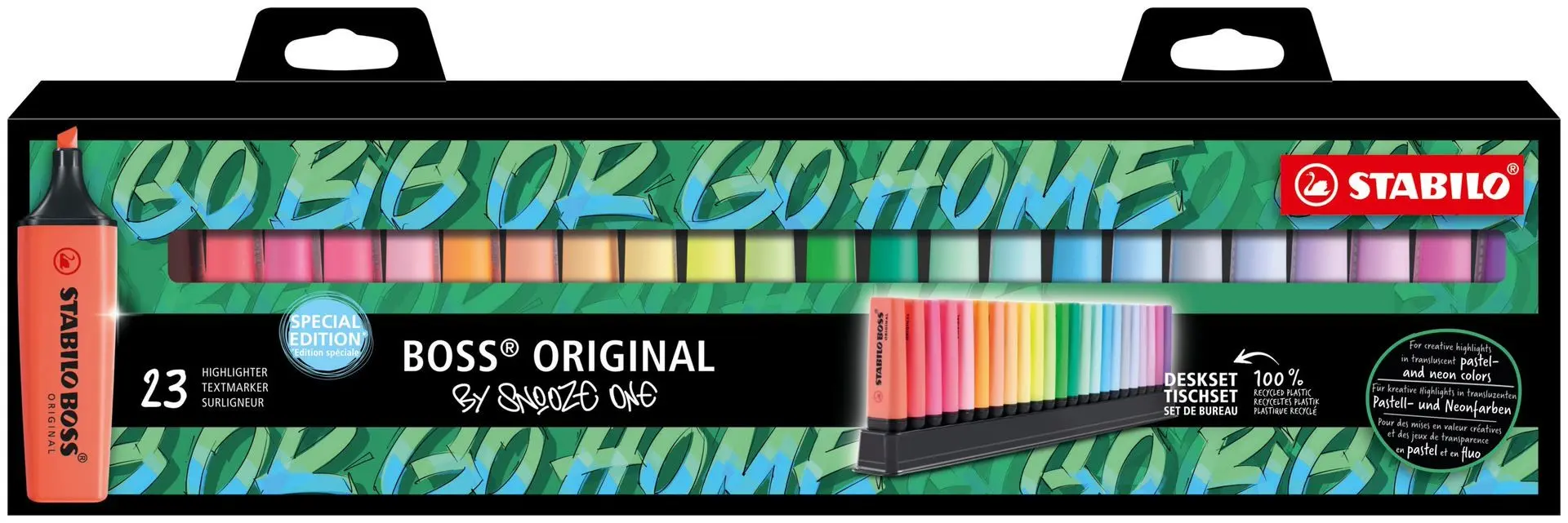 Cover: 4006381594974 | STABILO Textmarker BOSS ORIGINAL Snooze One Edition 9 Leuchtfarben,...