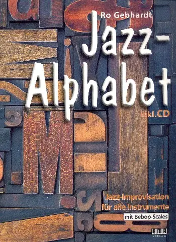 Cover: 4018262104974 | Jazz Alphabet | Ro Gebhardt | Buch + CD | AMA Verlag
