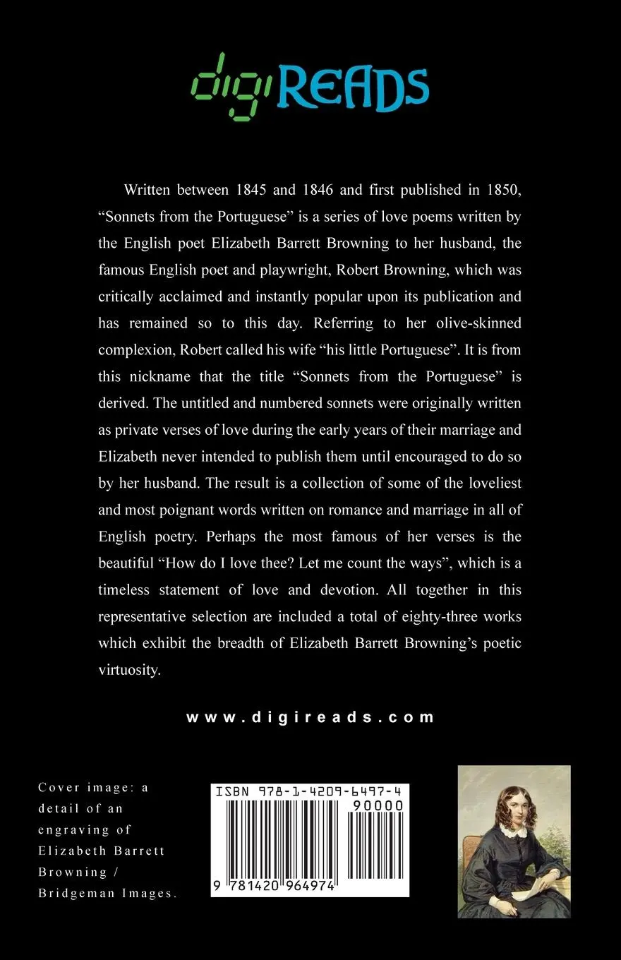 Rückseite: 9781420964974 | Sonnets from the Portuguese and Other Poems | Browning | Taschenbuch