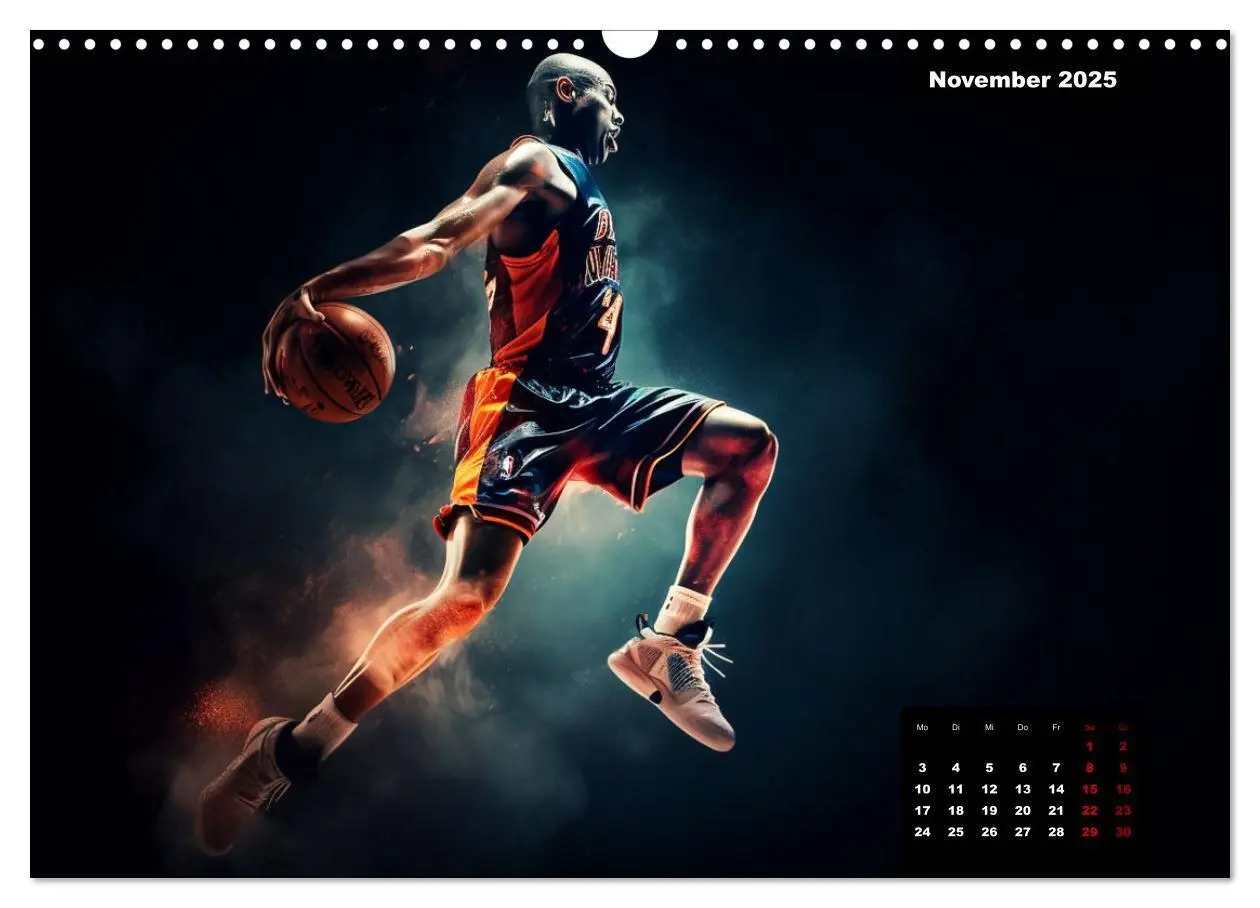 Bild: 9783383904974 | Faszination Basketball (Wandkalender 2025 DIN A3 quer), CALVENDO...