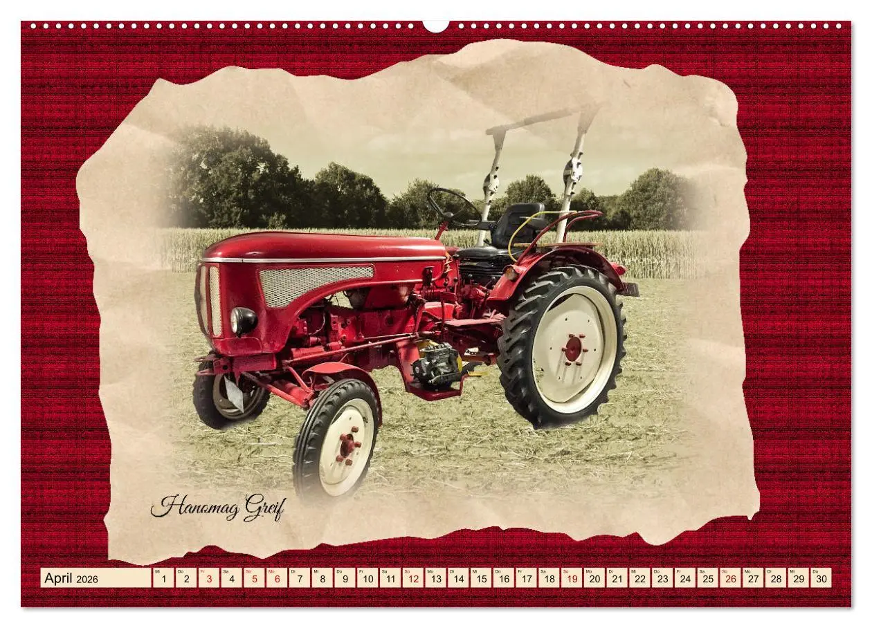 Bild: 9783457494974 | Hanomag Schlepper (hochwertiger Premium Wandkalender 2026 DIN A2...