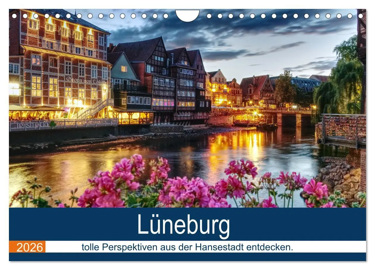 Cover: 9783457634974 | Lüneburg (Wandkalender 2026 DIN A4 quer), CALVENDO Monatskalender