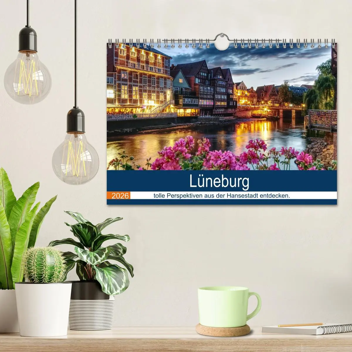Bild: 9783457634974 | Lüneburg (Wandkalender 2026 DIN A4 quer), CALVENDO Monatskalender