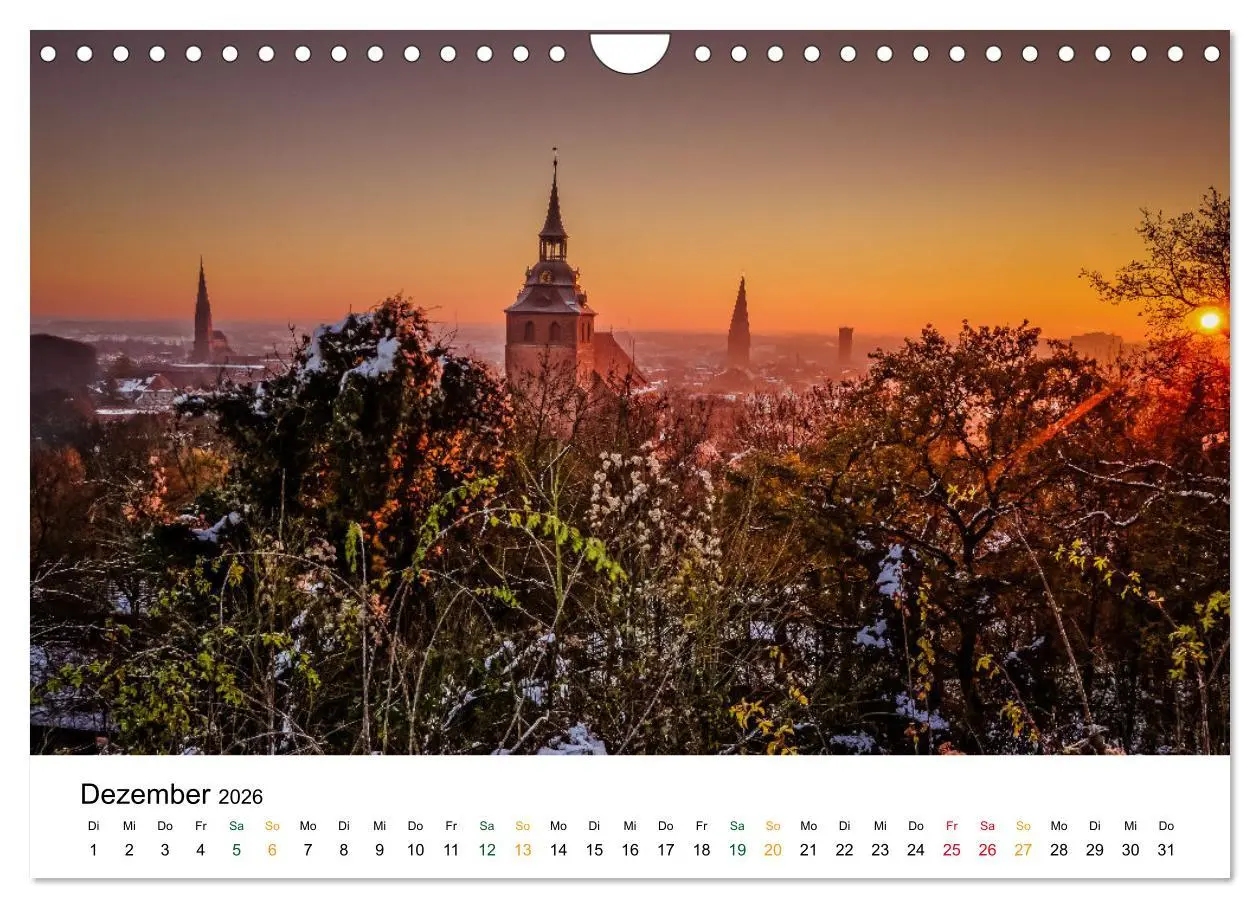 Bild: 9783457634974 | Lüneburg (Wandkalender 2026 DIN A4 quer), CALVENDO Monatskalender