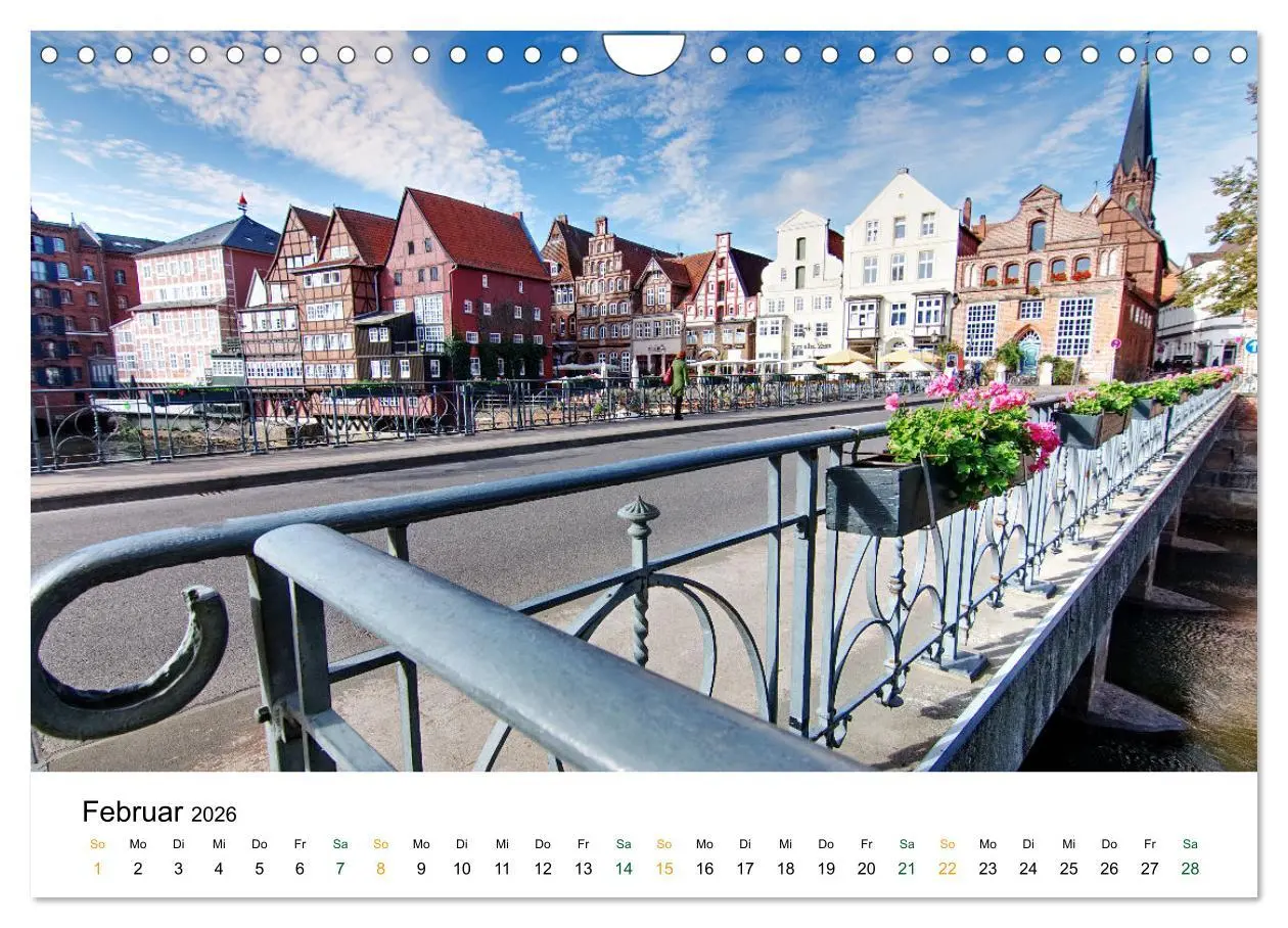 Bild: 9783457634974 | Lüneburg (Wandkalender 2026 DIN A4 quer), CALVENDO Monatskalender