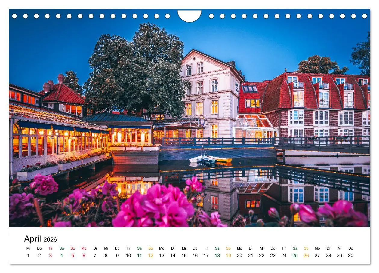 Bild: 9783457634974 | Lüneburg (Wandkalender 2026 DIN A4 quer), CALVENDO Monatskalender