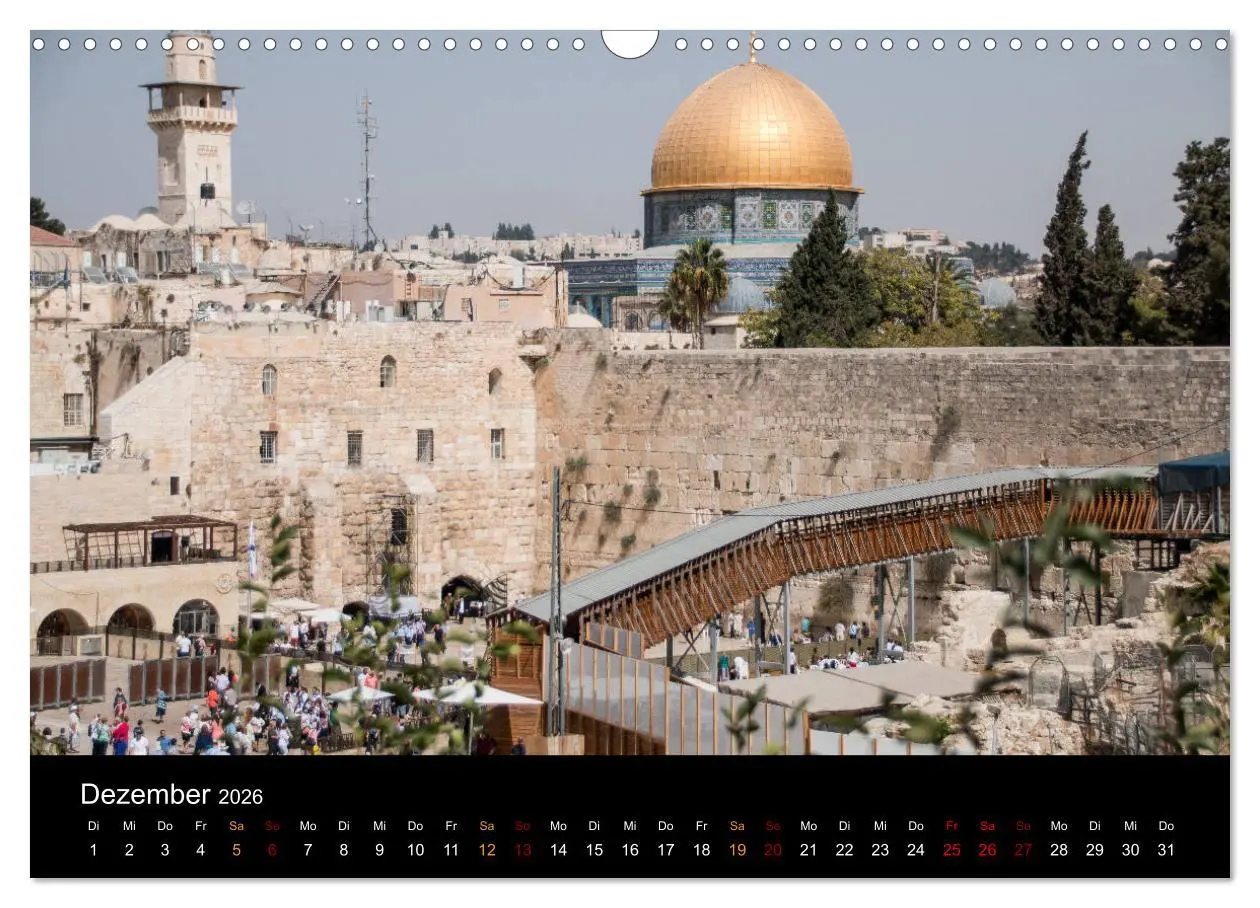 Bild: 9783457874974 | Israel - Heiliges Land (Wandkalender 2026 DIN A3 quer), CALVENDO...