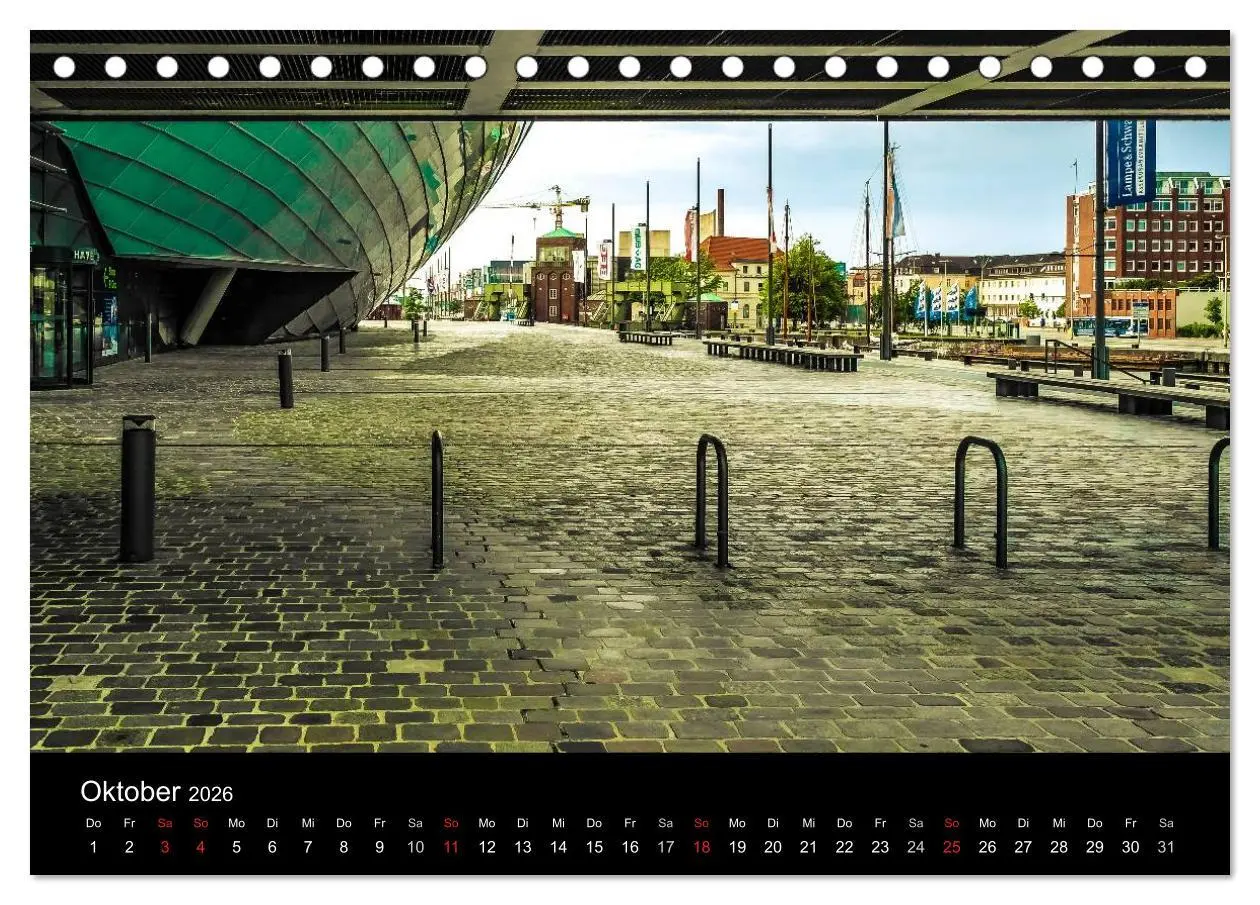 Bild: 9783516104974 | Bremerhaven - Blickpunkte (Tischkalender 2026 DIN A5 quer),...