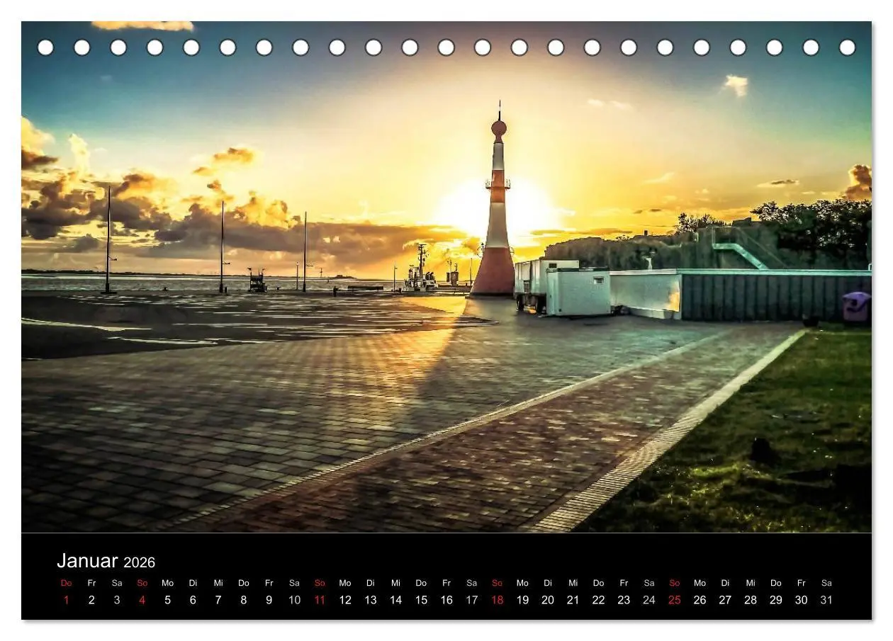 Bild: 9783516104974 | Bremerhaven - Blickpunkte (Tischkalender 2026 DIN A5 quer),...