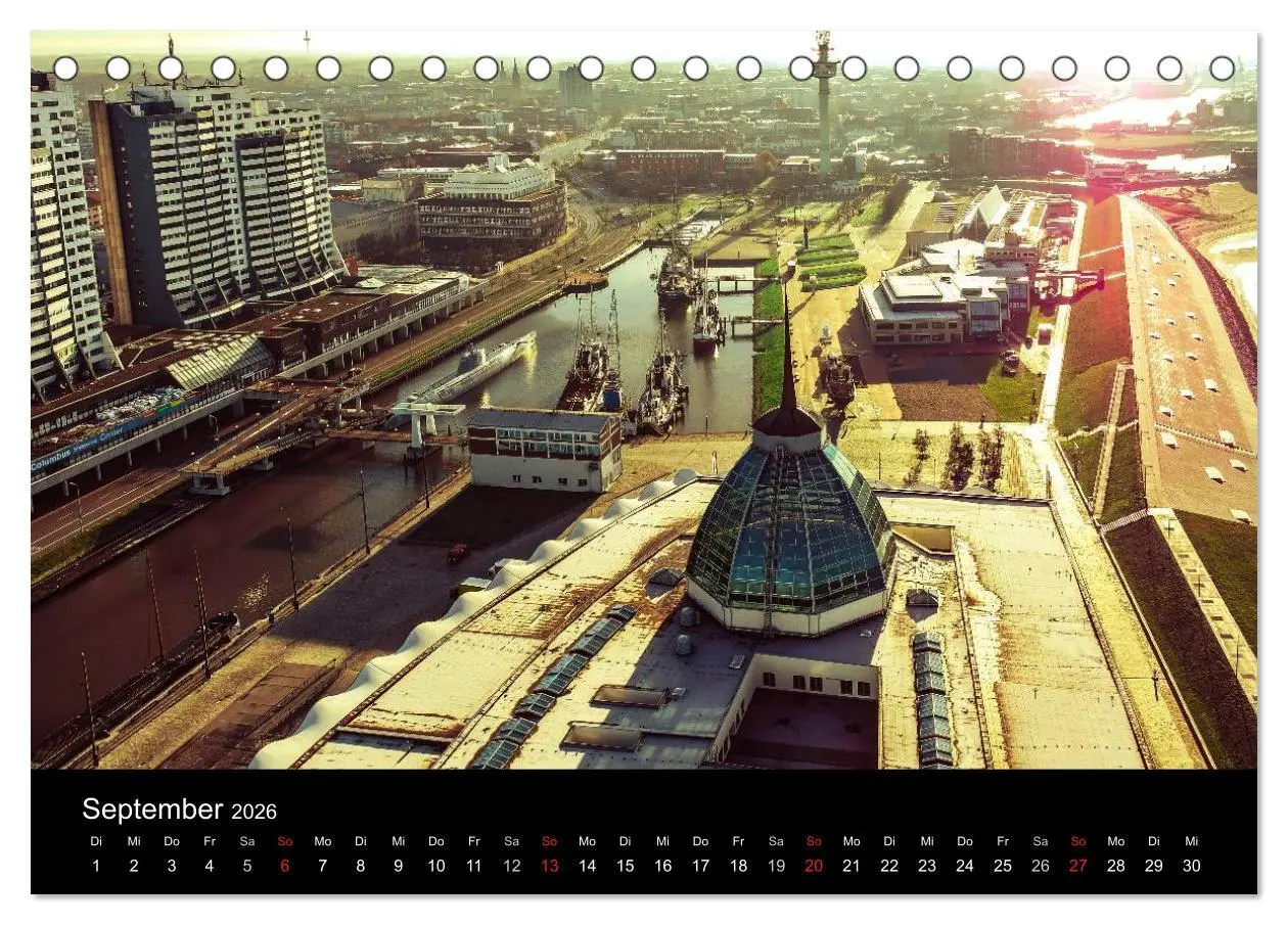 Bild: 9783516104974 | Bremerhaven - Blickpunkte (Tischkalender 2026 DIN A5 quer),...