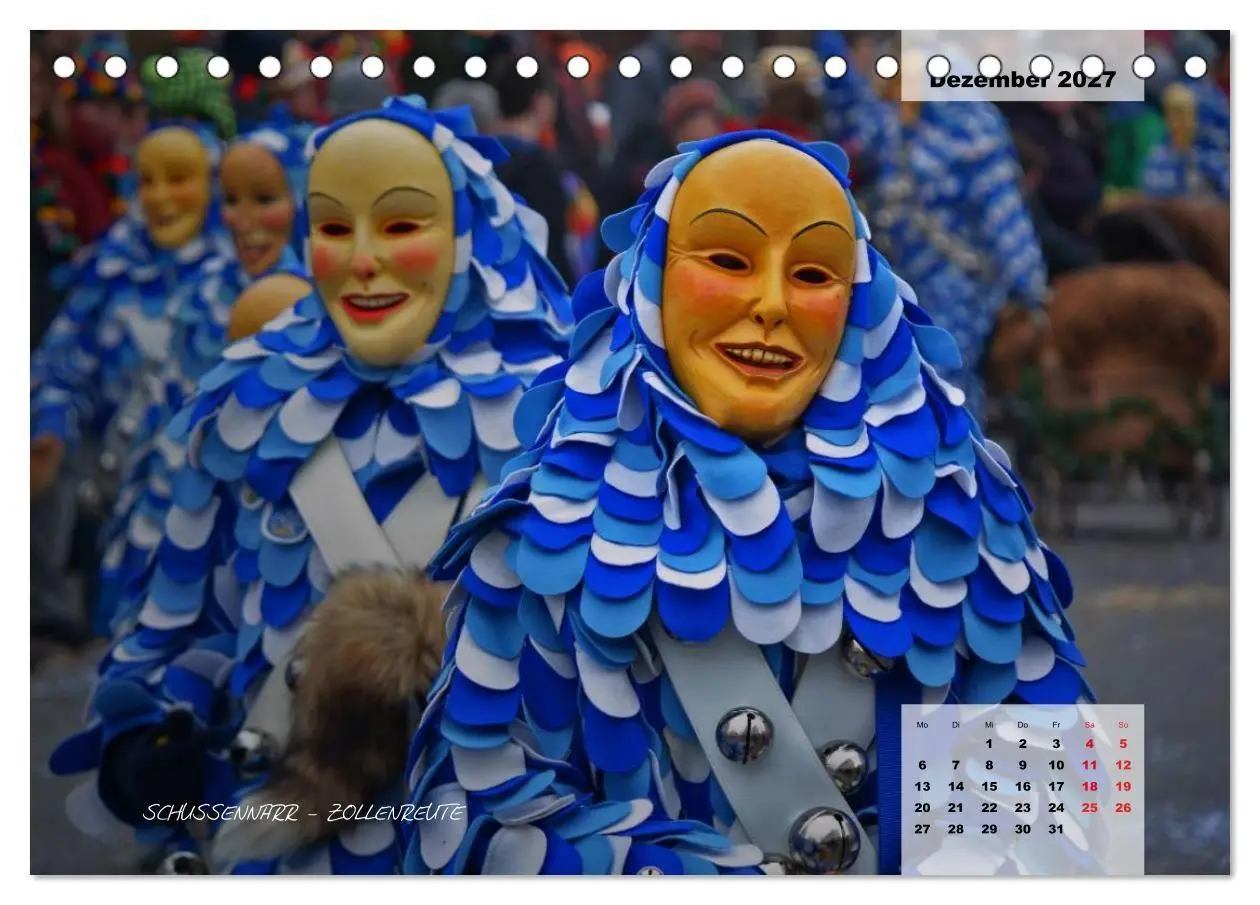 Bild: 9783569984974 | Schwäbisch alemannische Fasnet (Tischkalender 2027 DIN A5 quer),...