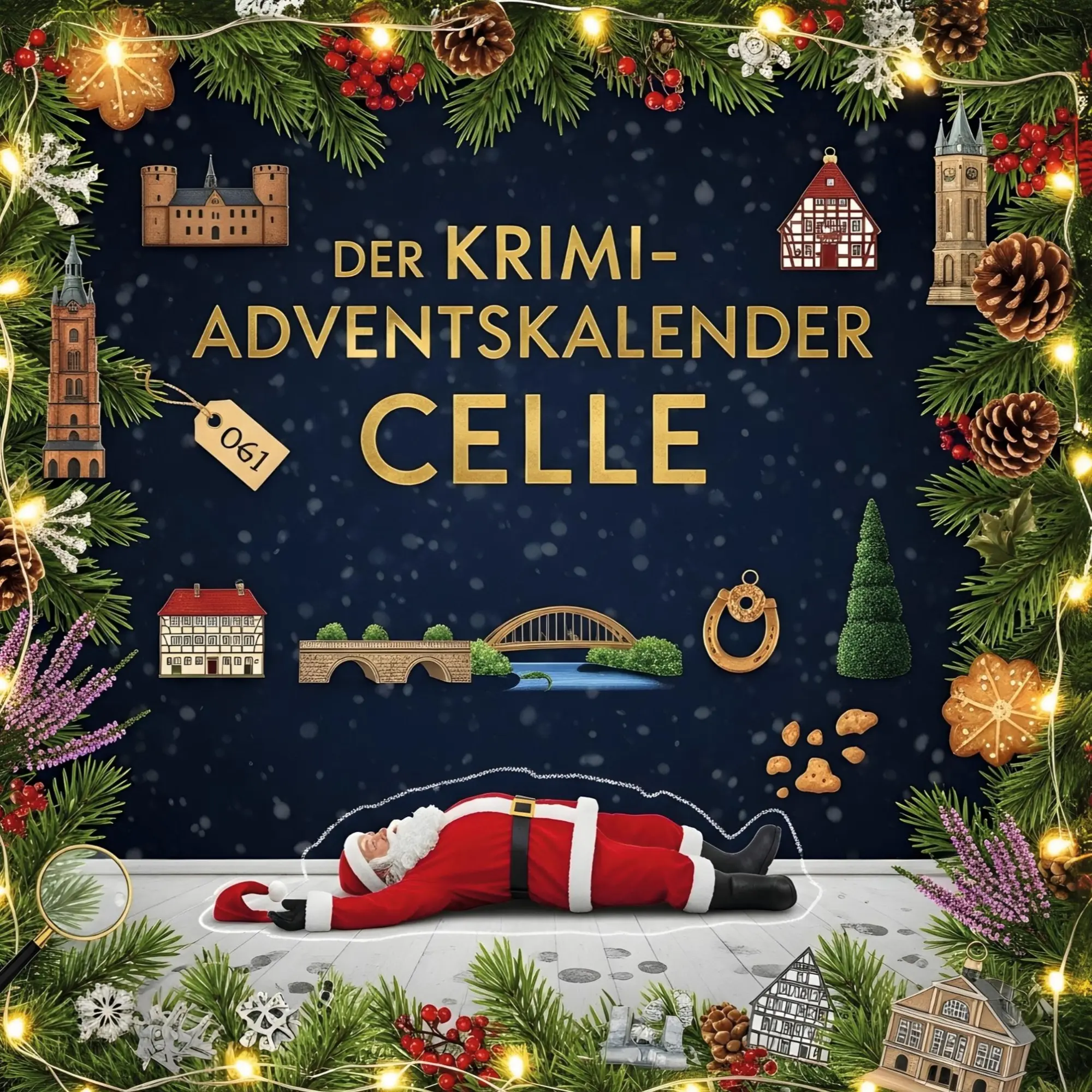 Cover: 9783695304974 | Der Krimi-Adventskalender Celle | Mordsverdächtig in 24 Akten | Klein