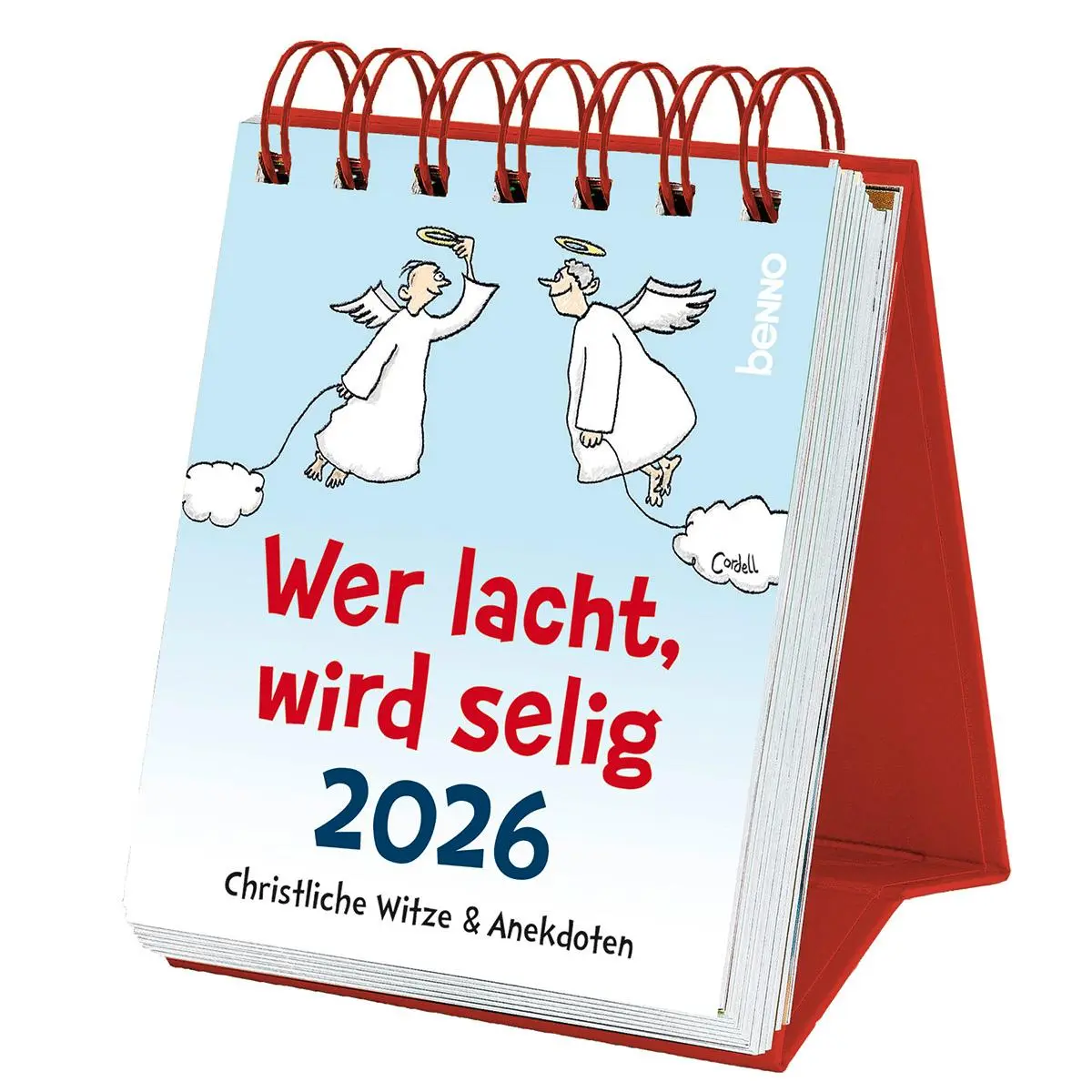 Cover: 9783746264974 | Wer lacht, wird selig 2026 | Christliche Witze, Anekdoten &amp; Aphorismen