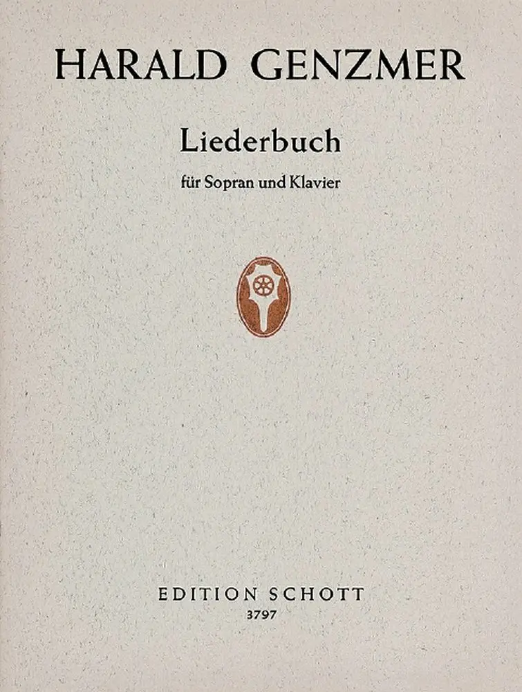 Cover: 9790001044974 | Liederbuch GeWV 74 | Harald Genzmer | Buch | 1976 | Schott Music