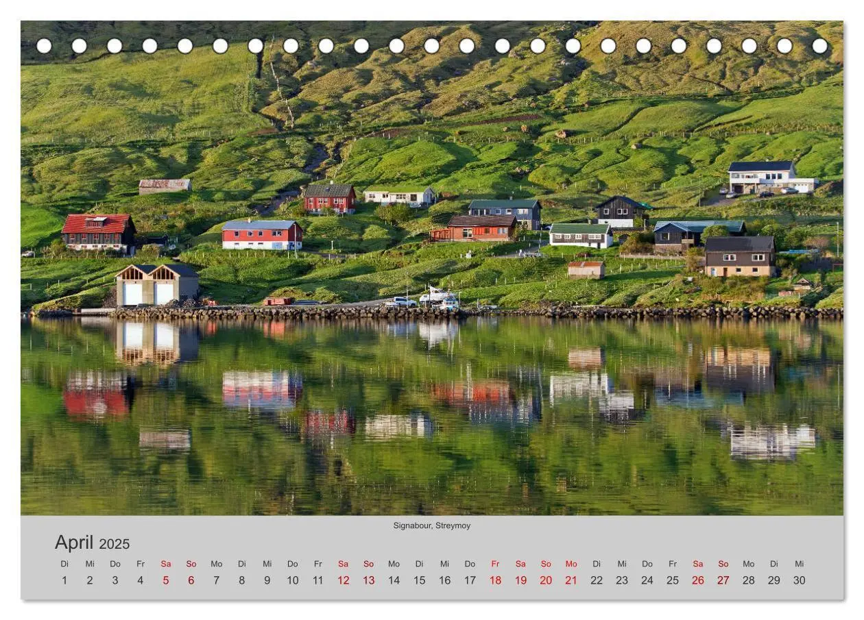 Bild: 9783435295074 | Färöer Inseln 2025 (Tischkalender 2025 DIN A5 quer), CALVENDO...