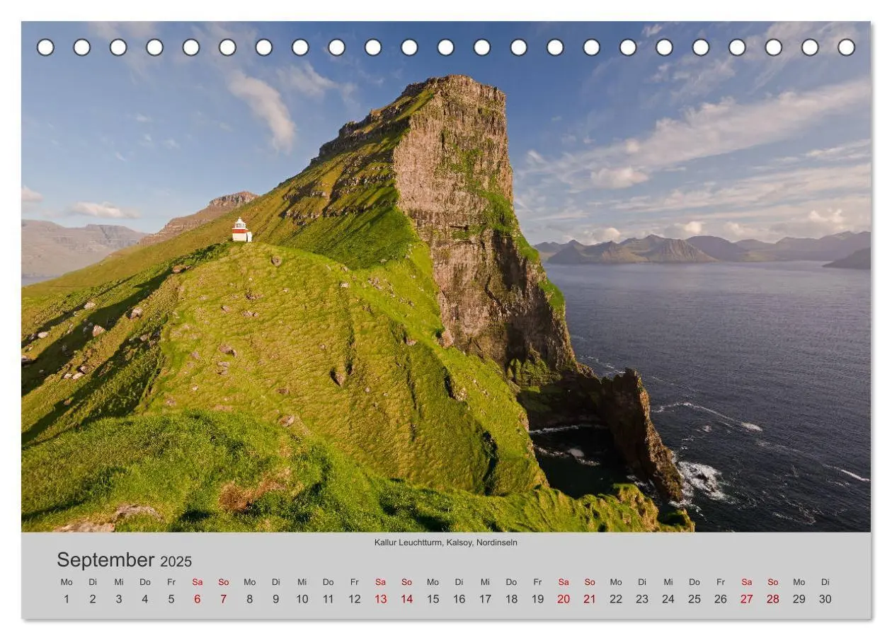 Bild: 9783435295074 | Färöer Inseln 2025 (Tischkalender 2025 DIN A5 quer), CALVENDO...
