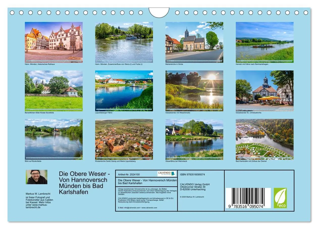 Bild: 9783516095074 | Die Obere Weser - Von Hannoversch Münden bis Bad Karlshafen...